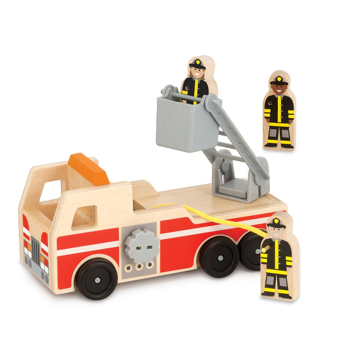 Classic Wooden Fire Truck Play Set P5