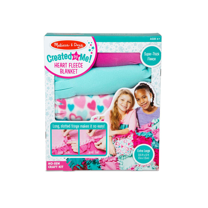 Created by Me!™ Heart Fleece Blanket No-Sew Craft Kit K1