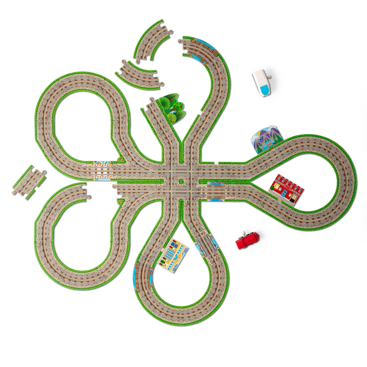 Design Your Own Railroad Floor Puzzle S4