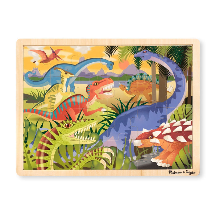 Dinosaur Wooden Jigsaw Puzzle - 24 Pieces K6