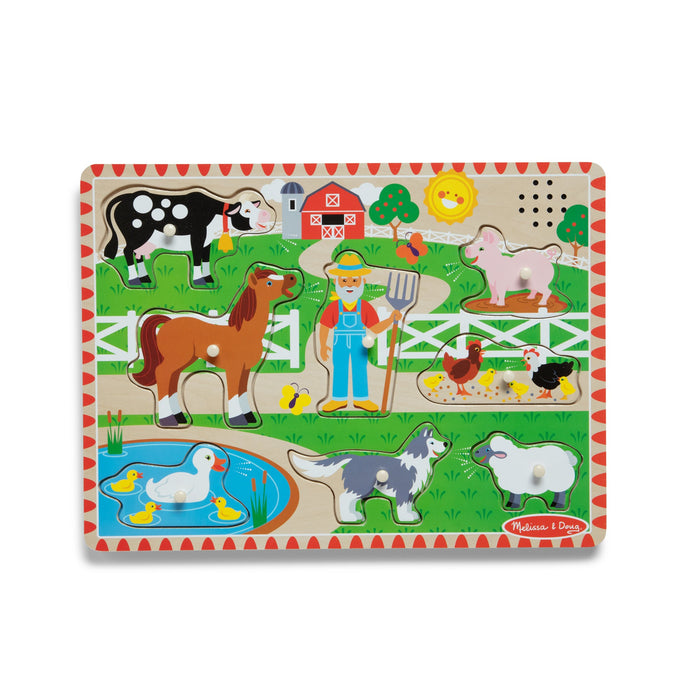 Old MacDonald's Farm Song Puzzle - 8 Pieces F0