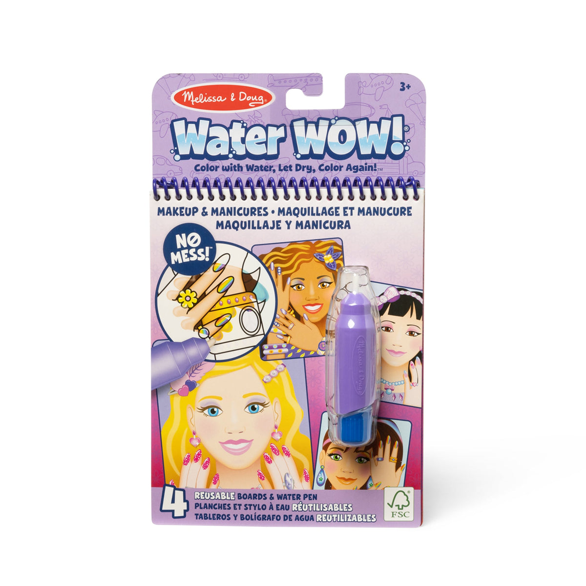 On the Go Water Wow! Water-Reveal Pad - Makeup & Manicures Z3