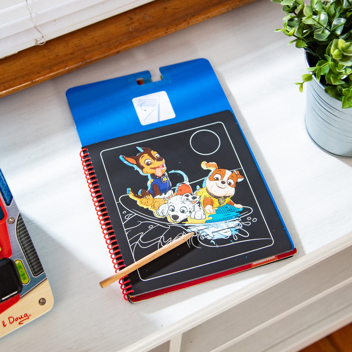 PAW Patrol Scratch Art Pad - Chase Y9