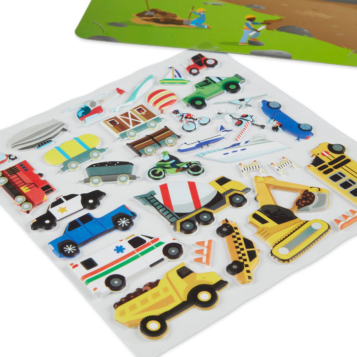 Puffy Sticker Play Set - Vehicles Y9