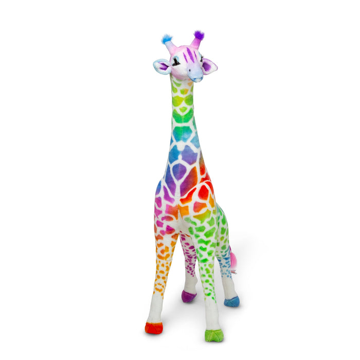 Rainbow Giraffe Lifelike Plush E8