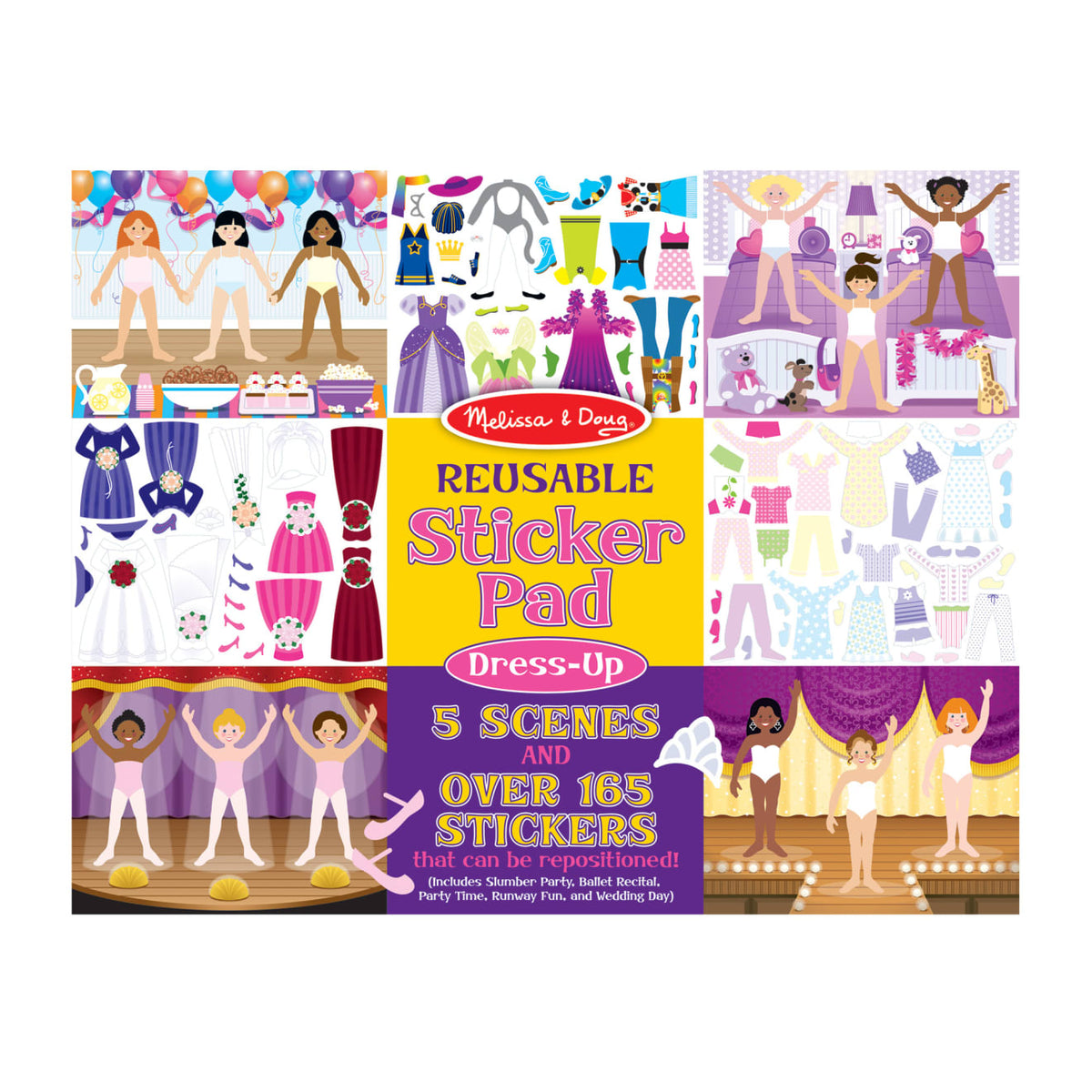 Reusable Sticker Pad - Dress-Up B7