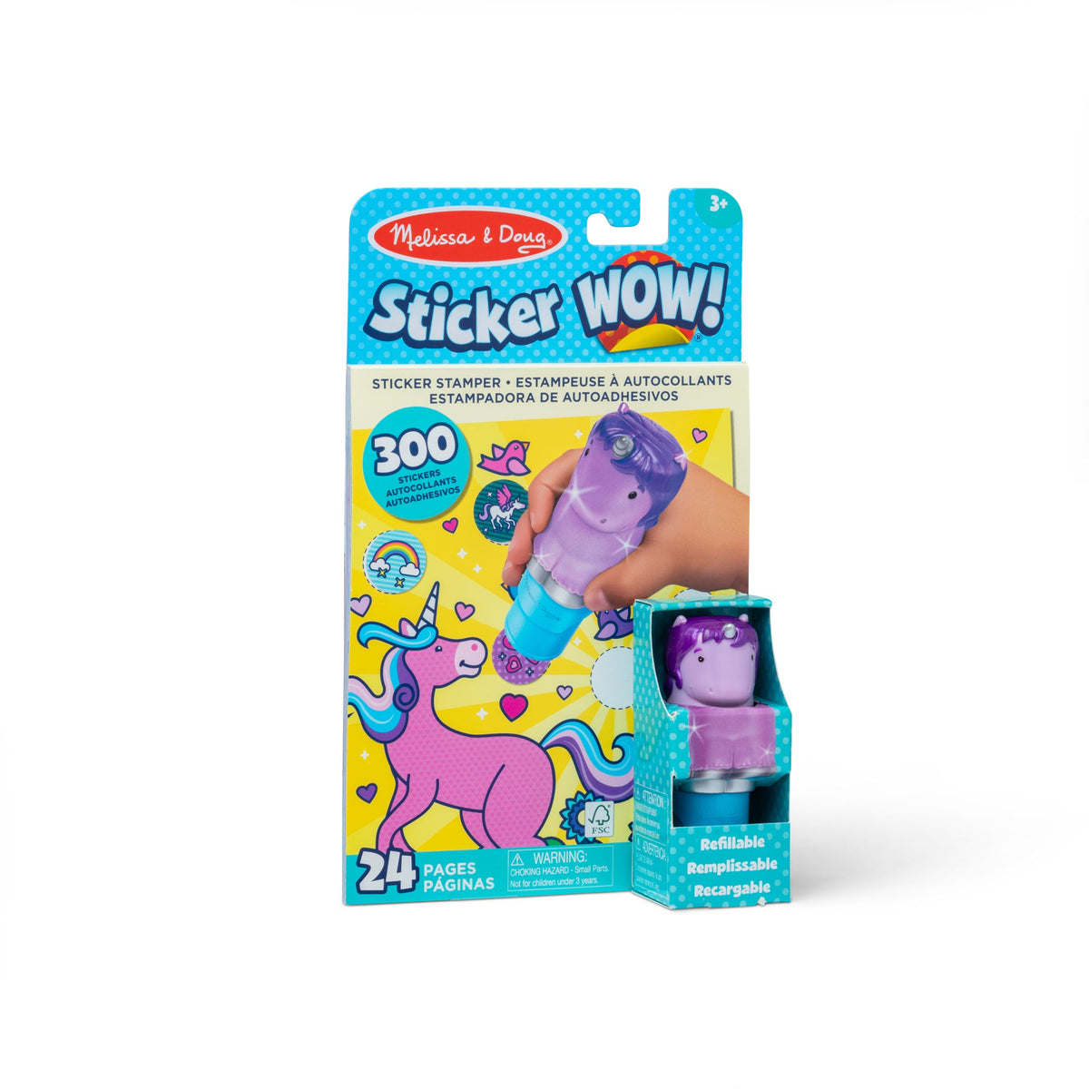 Sticker WOW!™ Activity Pad & Sticker Stamper - Purple Unicorn L7