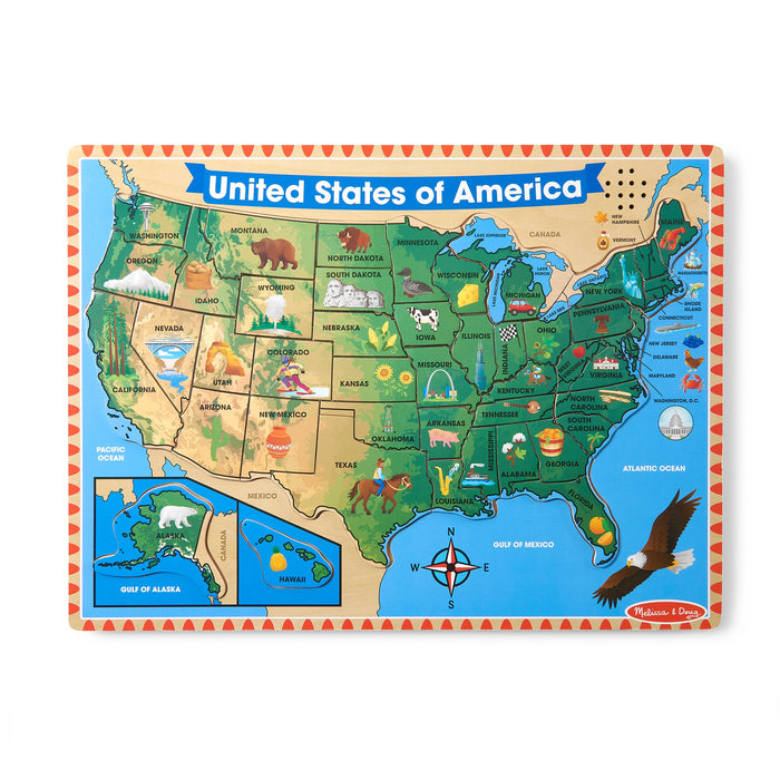 U.S.A. Sound Puzzle - 40 Pieces V9