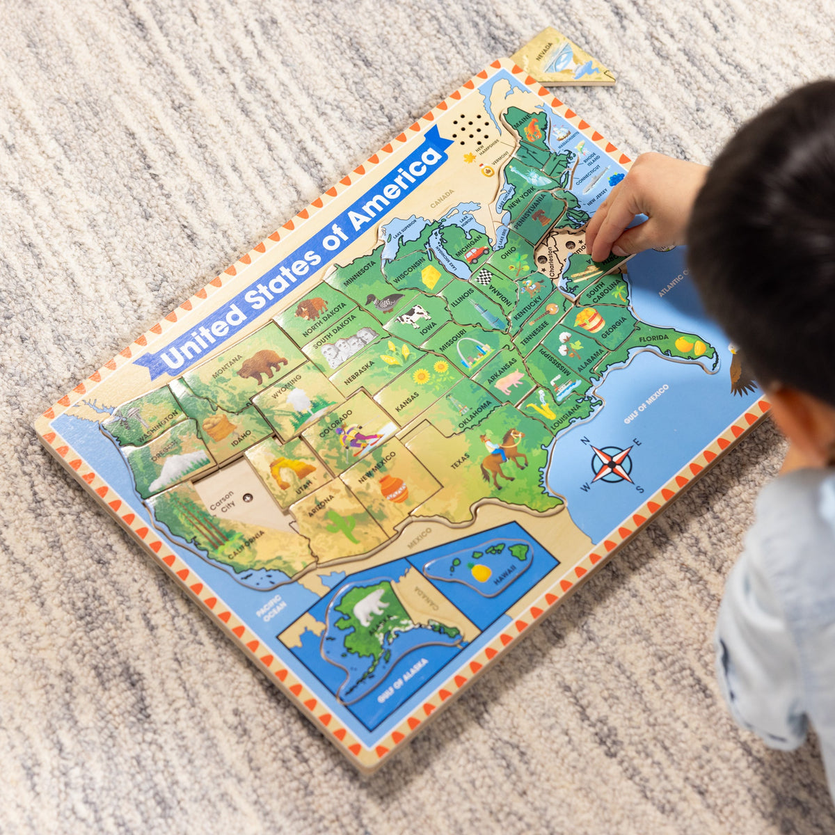U.S.A. Sound Puzzle - 40 Pieces Y5