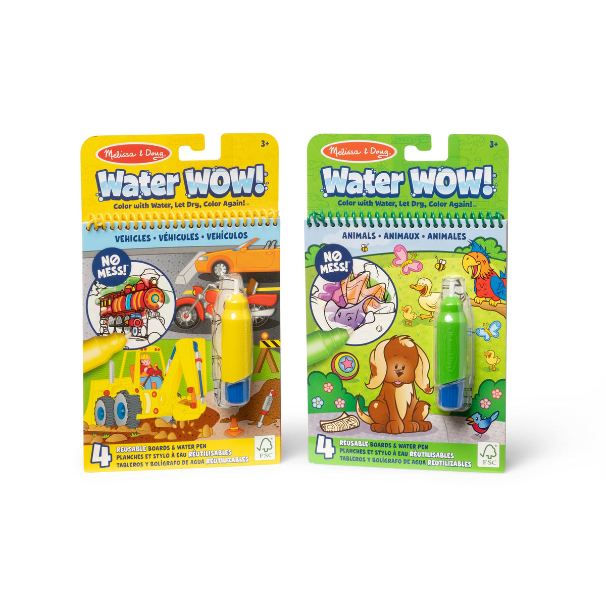 Water WOW! 2-Pack – Animals, Vehicles C8