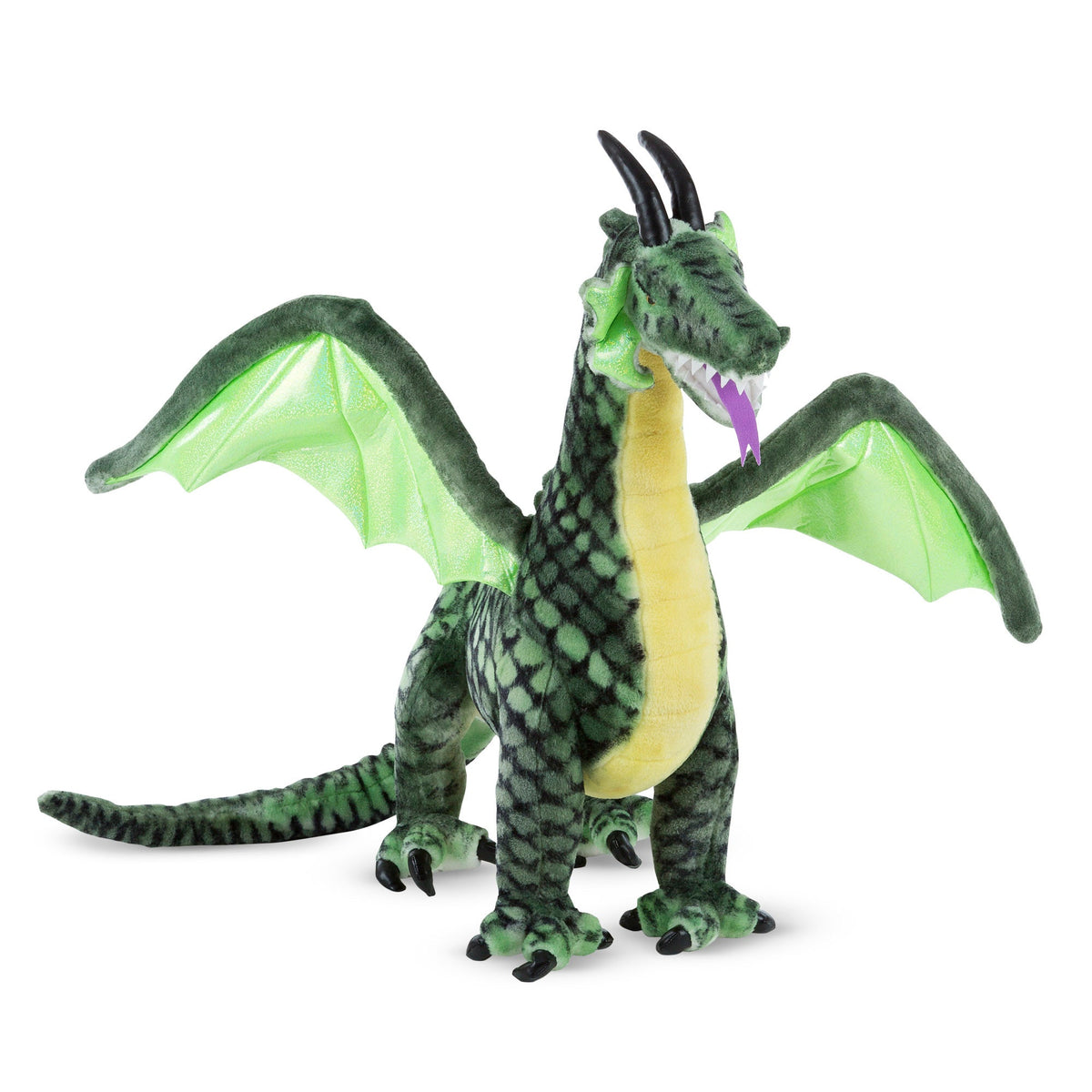 Winged Dragon Lifelike Plush Stuffed Animal C4