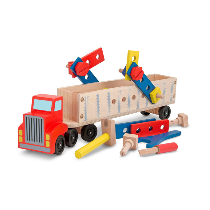 Wooden Big Rig Building Set Q5