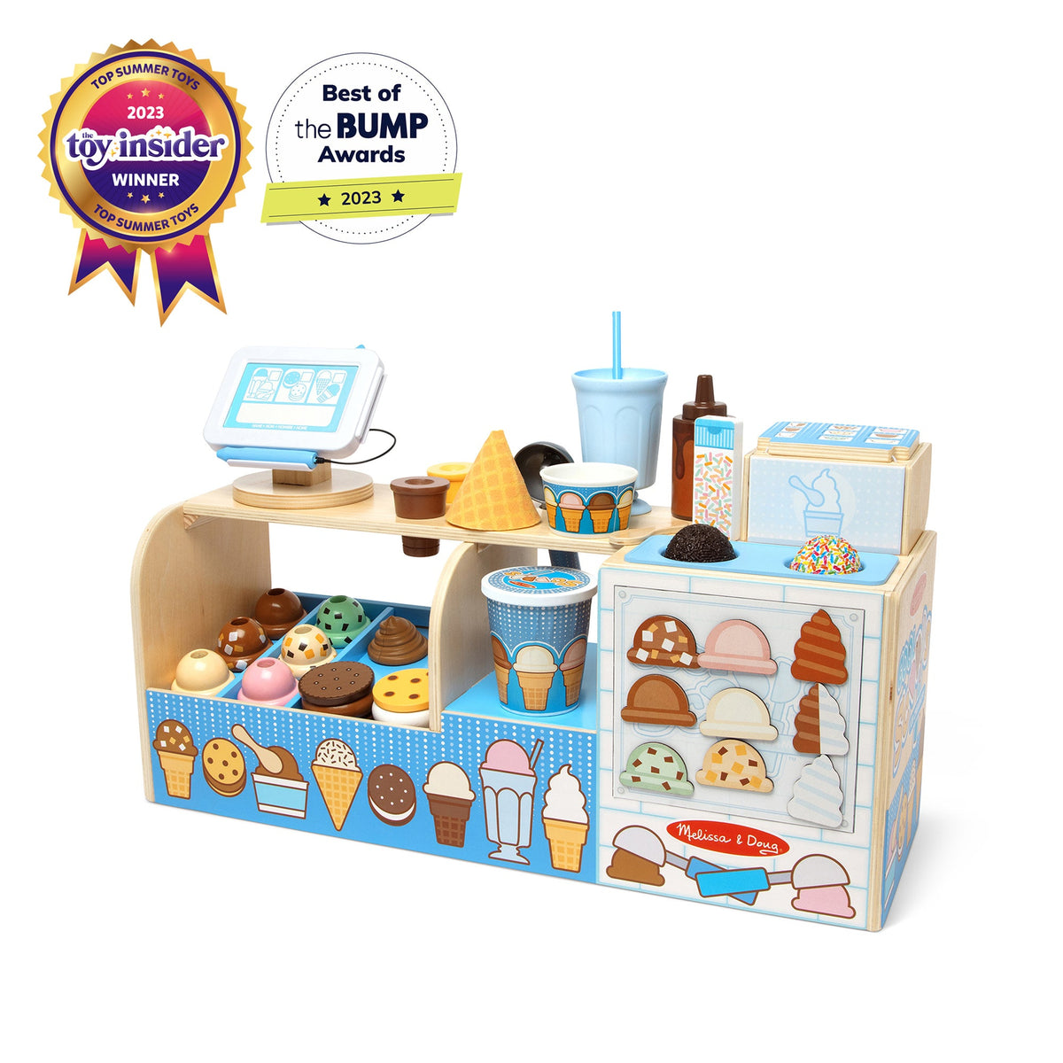 Wooden Cool Scoops Ice Creamery O7