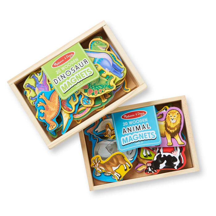 Wooden Magnets Bundle - Animals and Dinosaurs D0