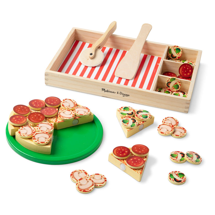 Wooden Pizza Party Play Set T2