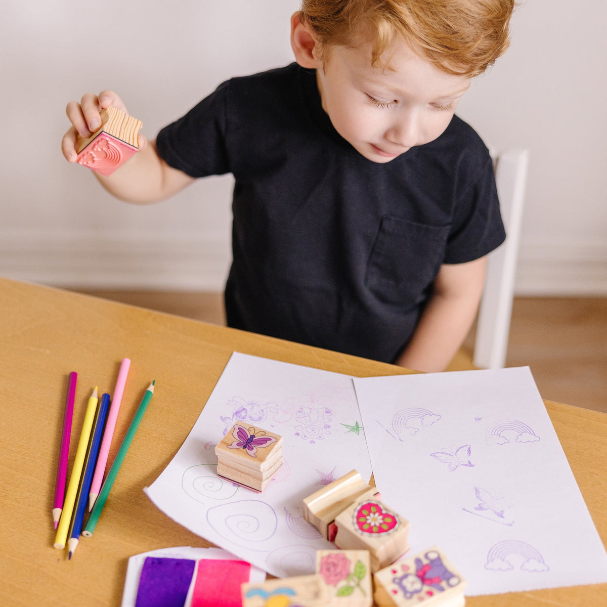 Wooden Stamp Set - Friendship S9