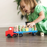 Alphabet Blocks Wooden Truck V5