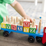 Alphabet Blocks Wooden Truck V5