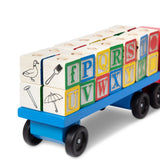 Alphabet Blocks Wooden Truck V5