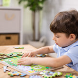 Animal Chase I-Spy Wooden Gear Puzzle H6