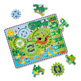 Animal Chase I-Spy Wooden Gear Puzzle W8