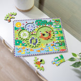 Animal Chase I-Spy Wooden Gear Puzzle W8
