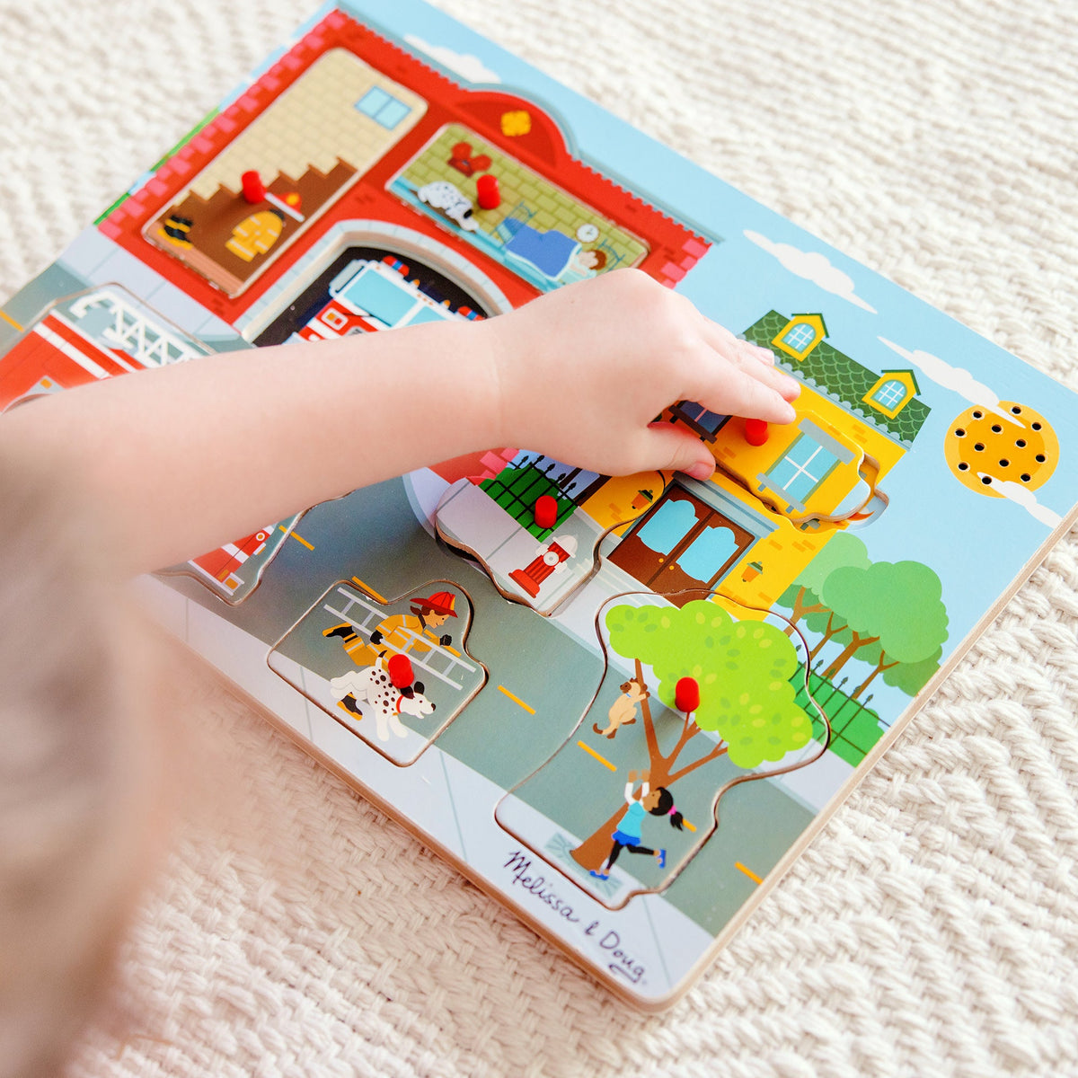 Around the Fire Station Sound Puzzle - 8 Pieces N5