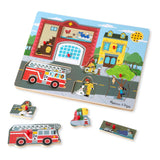 Around the Fire Station Sound Puzzle - 8 Pieces N5