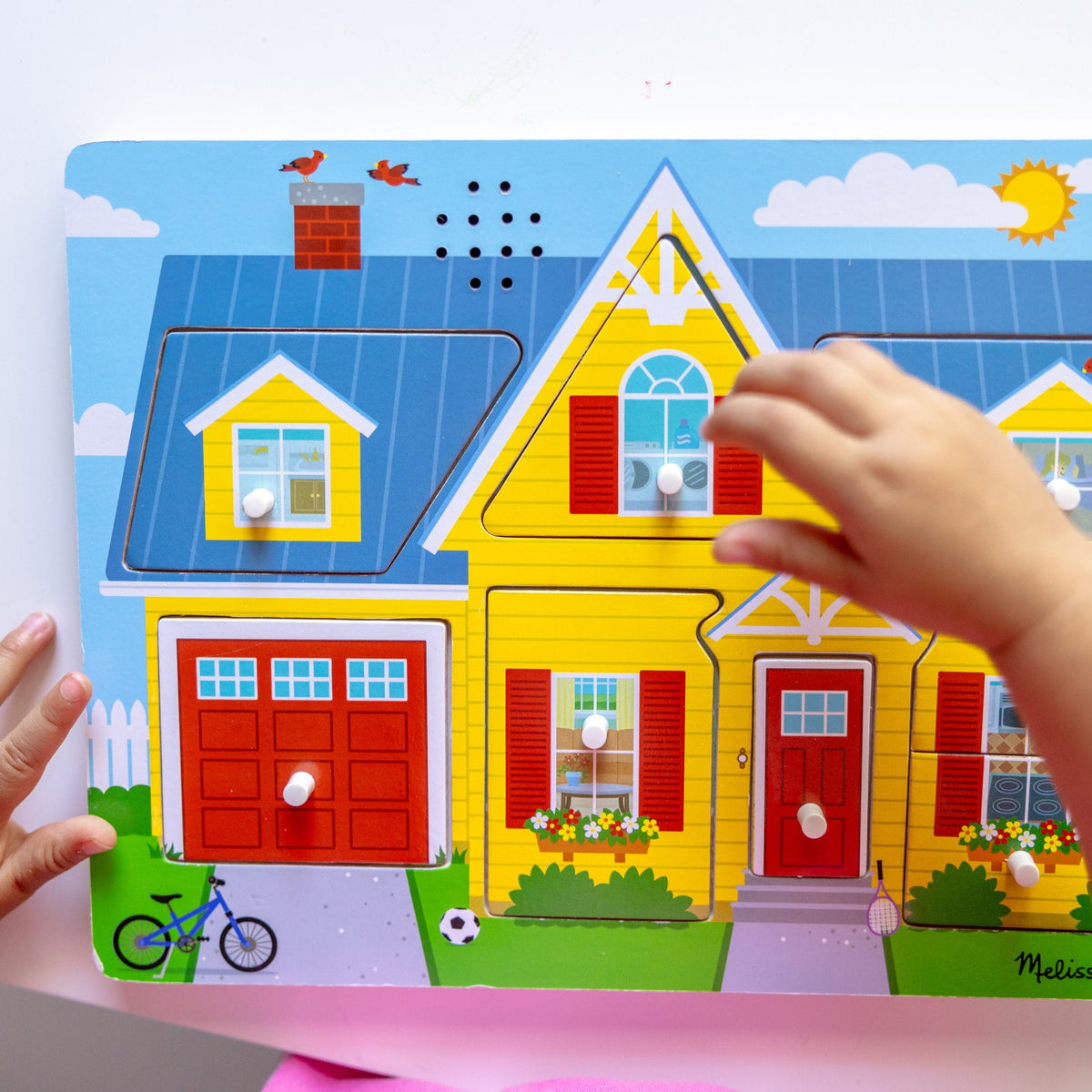Around the House Sound Puzzle - 8 Pieces O7
