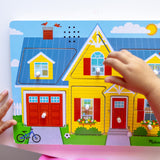Around the House Sound Puzzle - 8 Pieces O7