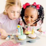 Bake & Decorate Wooden Cupcake Play Set X4