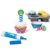 Bake & Decorate Wooden Cupcake Play Set X4