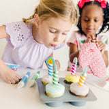Bake & Decorate Wooden Cupcake Play Set X4