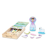 Ballerina/Fairy Magnetic Dress-Up Play Set D0