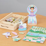 Ballerina/Fairy Magnetic Dress-Up Play Set D0