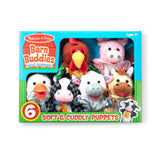 Barn Buddies Hand Puppets (6 Pc) W9