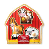 Barnyard Animals Jumbo Knob Puzzle - 3 Pieces M1