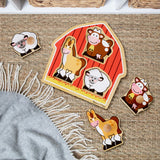 Barnyard Animals Jumbo Knob Puzzle - 3 Pieces M1