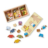 Bear Family Dress-Up Puzzle - 45 Pieces X7
