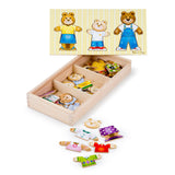 Bear Family Dress-Up Puzzle - 45 Pieces X7