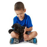 Benson Black Lab Puppy Dog Stuffed Animal F1