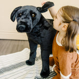 Black Lab Giant Stuffed Animal B3