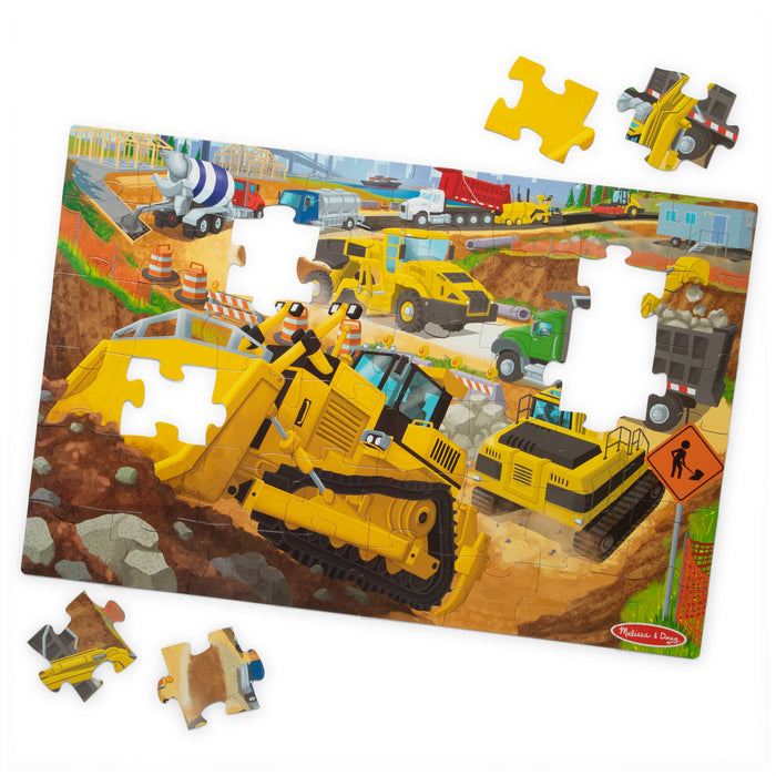 Building Site Floor Puzzle - 48 Pieces A4