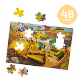 Building Site Floor Puzzle - 48 Pieces A4