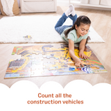 Building Site Floor Puzzle - 48 Pieces A4