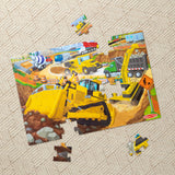 Building Site Floor Puzzle - 48 Pieces A4