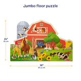 Busy Barn Shaped Floor Puzzle - 32 Pieces I2