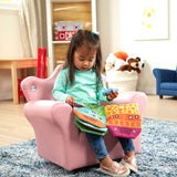 Child’s Crown Armchair – Pink Faux Leather R1