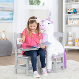 Child’s Wooden Chair Pair – Gray G7