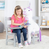 Child’s Wooden Chair Pair – Gray G7